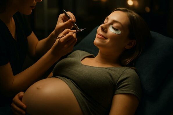 Les extensions de cils sont-elles adaptées pendant la grossesse ?
