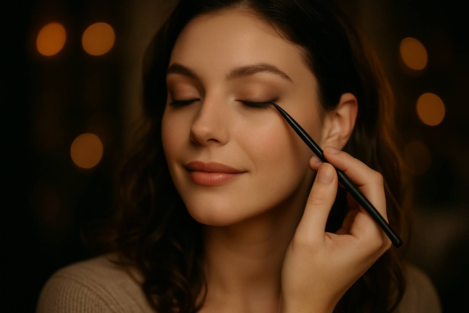 Effet liner flouté : tuto étape par étape